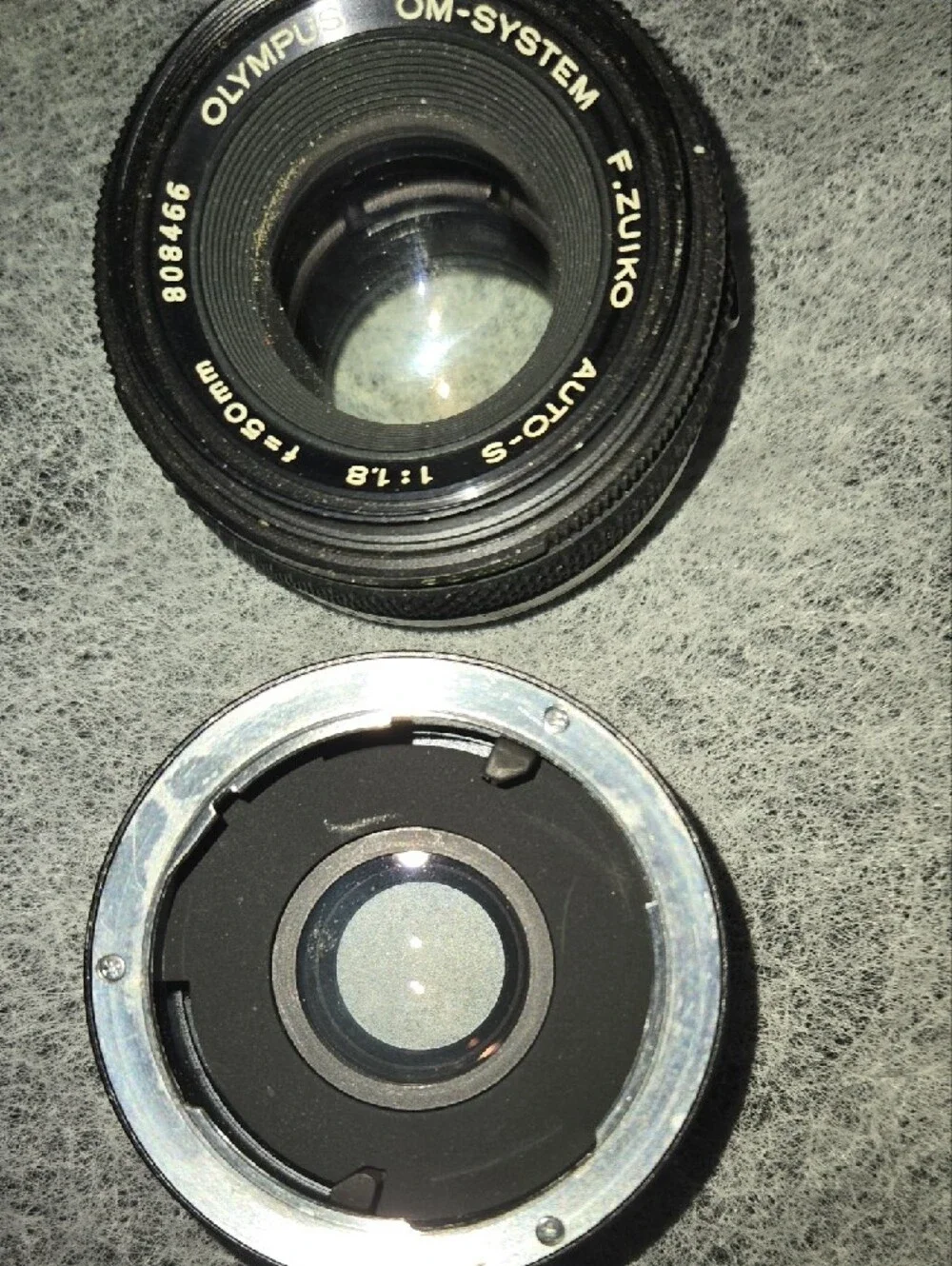 Olympus OM-System F.Zuiko 50mm Lens — Black